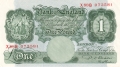 Bank Of England 1 Pound Notes Britannia 1 Pound, from 1950